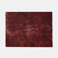 Velvety Henna Damask | Red Distressed Grunge