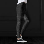 Velvety Onyx Damask | Black Vampy Grunge Baroque Leggings<br><div class="desc">90s Grunge, All Grown Up! Edgy and dramatic gothic-inspired dark velvety baroque damask in deep rich hued palette creates an opulent vintage crushed velvet texture. From the luxurious and sophisticated "Moody Jewel Tones" collection, this novelty modern contemporary mixed medium unisex (yet feminine) abstract effect adds perfect pop of dusky muted,...</div>