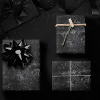 Velvety Onyx Damask | Black Vampy Grunge Baroque