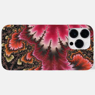 Velvety Soft Rosy Floral Look Fractal Abstract Art Case-Mate iPhone 14 Pro Max Case