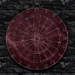 Velvety Wine Damask | Bordeaux Sangria Grunge Glam Dartboard<br><div class="desc">90s Grunge, All Grown Up! Edgy and dramatic gothic-inspired dark velvety baroque damask in deep rich hued palette creates an opulent vintage crushed velvet texture. From the luxurious and sophisticated "Moody Jewel Tones" collection, this novelty modern contemporary mixed medium unisex (yet feminine) abstract effect adds perfect pop of dusky muted,...</div>