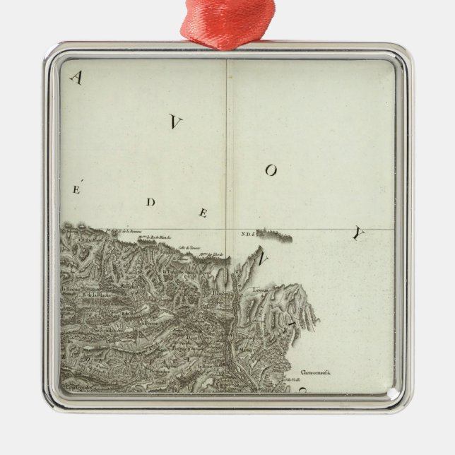 Vence Metal Tree Decoration (Front)