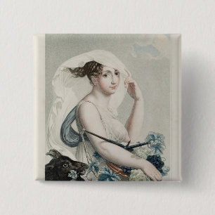 Vendemiaire , first month of Republican Calendar 15 Cm Square Badge