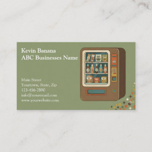 Vending Machine Business Card