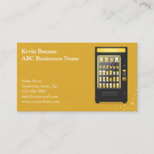 Vending Machine Business Card