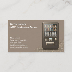 Vending Machine Business Card
