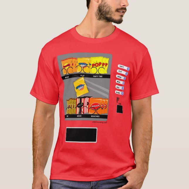 Vending Machine Chest T-Shirt (Front)