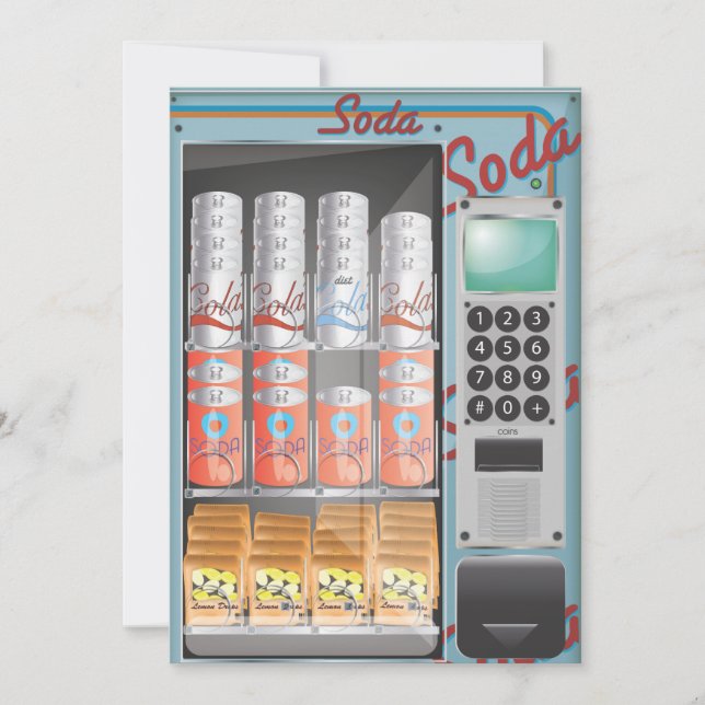 Vending Machine Invitation (Front)