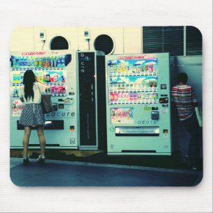 Vending Machines in Japan Postcard Mouse Pad