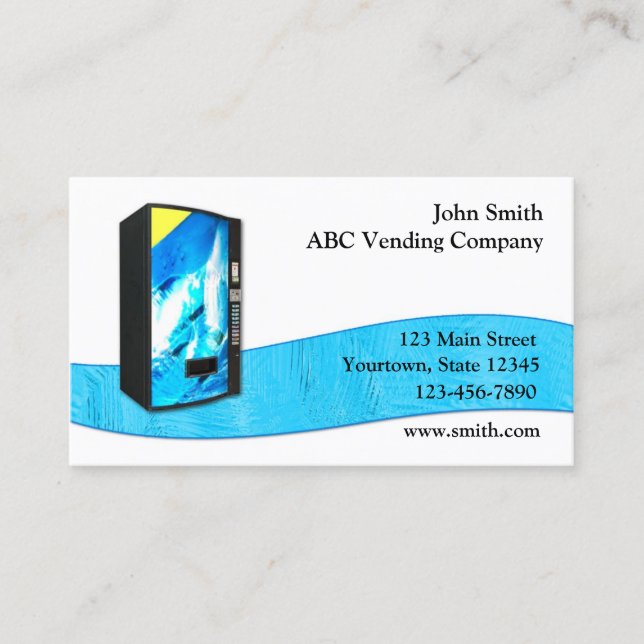 Vending Service Business Card (Front)