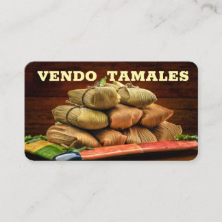 Vendo tamales Business Card