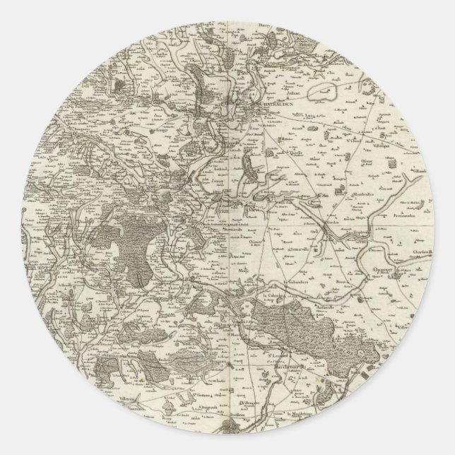 Vendome Classic Round Sticker (Front)