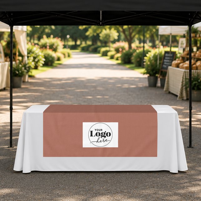 Vendor Booth Display Logo Tablecloth Runner (Creator Uploaded)