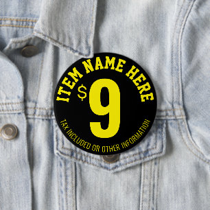 Vendor Concession Supply - Item Cost 10 Cm Round Badge