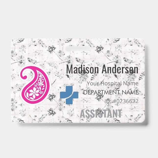 Vendor Workshop Badge – PVC.Visibility.Zazzle ID Badge (Front)