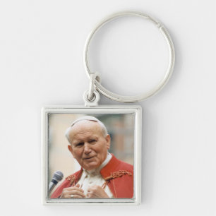 Venerable Pope John Paul II Key Ring