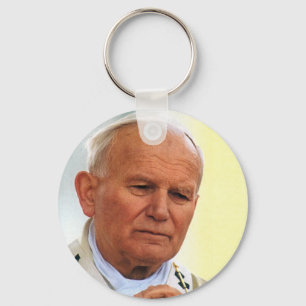 Venerable Pope John Paul II Key Ring