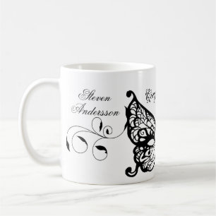 Venetia Carnivale Masque Victorian Ornate Flourish Coffee Mug