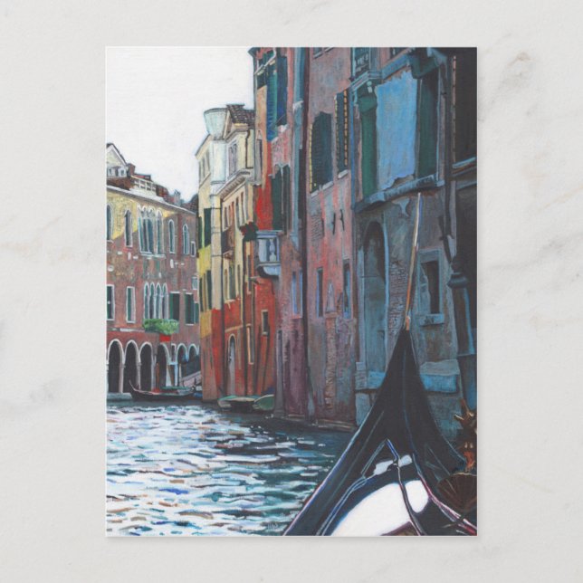 Venetian backwater 2012 postcard (Front)