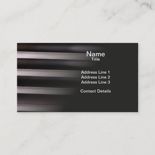 Venetian Blinds Business Card (Front)