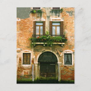 Venetian Building Facade Postcard