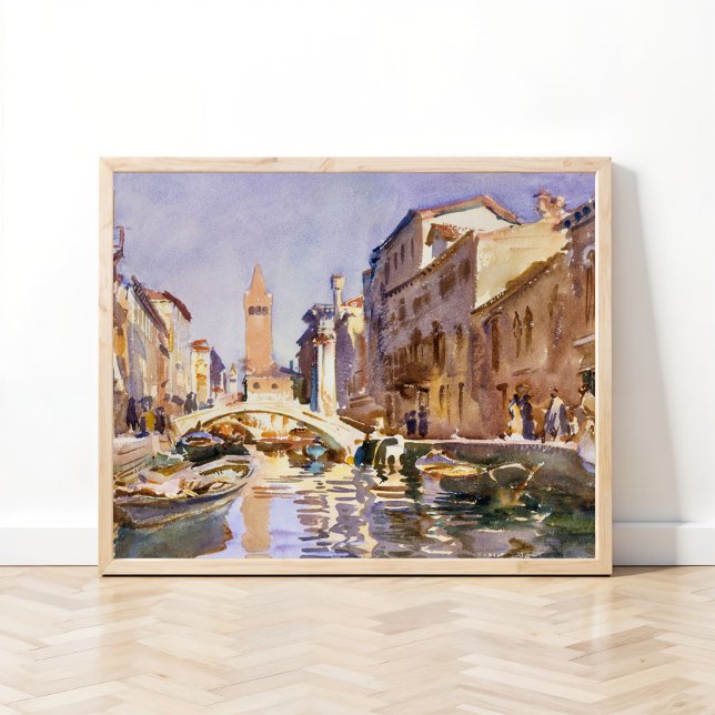 Venetian Canal (1913) by John Singer Sargent Poster (Creator Uploaded)
