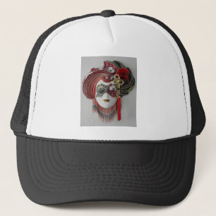 Venetian Ceramic Mask Trucker Hat