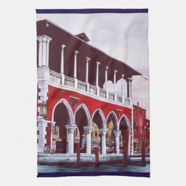 Venetian Charm Tea Towel (Vertical)