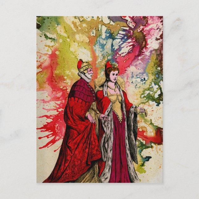 Venetian Doge and Dogeressa by Michael Moffa Postcard (Front)