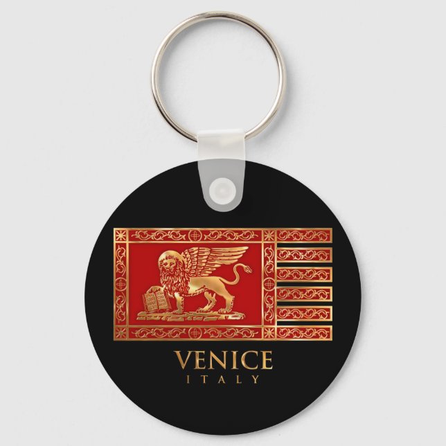 Venetian Flag Key Ring (Front)