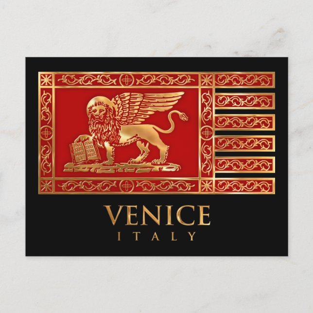 Venetian Flag Postcard (Front)