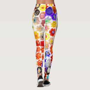 VENETIAN FLORA GLASS LEGGINGS
