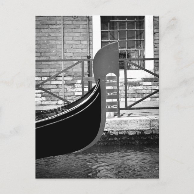 Venetian Gondola Postcard (Front)