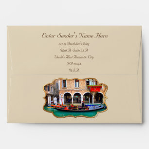 Venetian Gondolas Envelopes