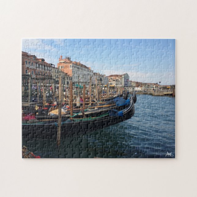 Venetian Gondolas Jigsaw Puzzle (Horizontal)