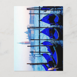 Venetian Gondolas Postcard