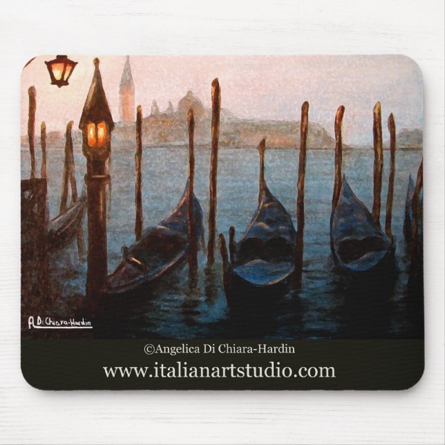 Venetian Gondole Mouse Pad (Front)