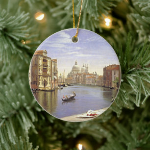 Venetian Grand Canal Serenity by P. C. Skovgaard Ceramic Ornament