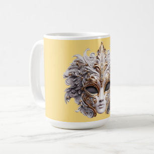 Venetian Intricately Decorated in Gray Hues Coffee Mug