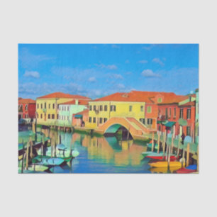 Venetian Lagoon - MURANO - panorama Tissue Paper