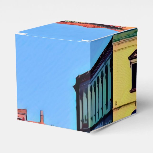 Venetian Lagoon - MURANO - view Favour Box (Front Side)
