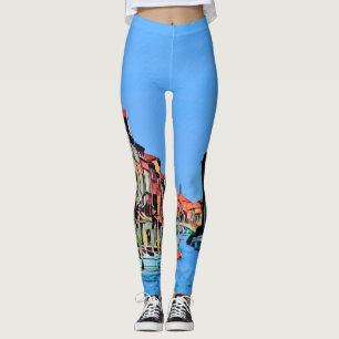 Venetian Lagoon - MURANO - view Leggings