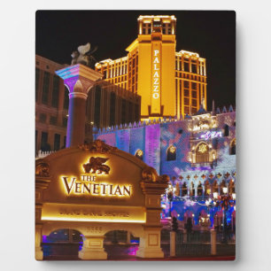 Venetian Las Vegas Decorative Evening Lights Plaque