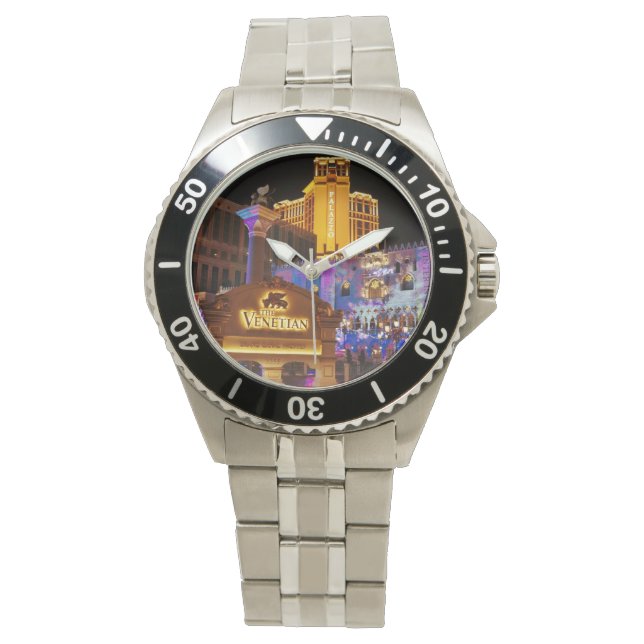 Venetian Las Vegas Decorative Evening Lights Watch (Front)