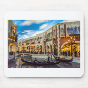Venetian Las Vegas Gondola Canal Architecture Mouse Pad