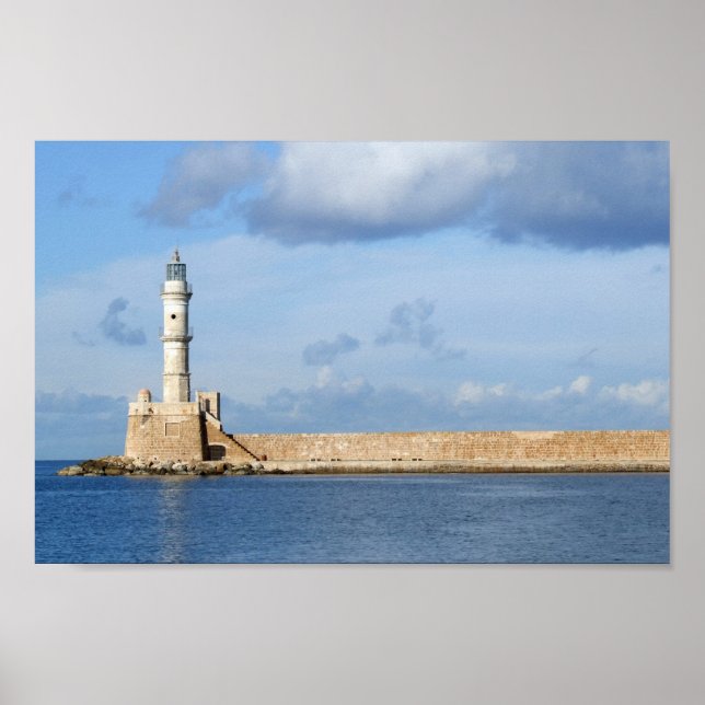 Venetian Lighthouse Poster Print (Front)
