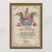 Venetian Mask Invitation