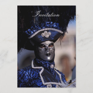 Venetian Mask Invitation