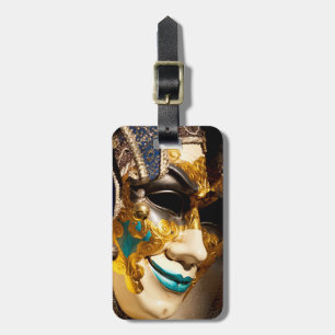 Venetian Mask Luggage Tag