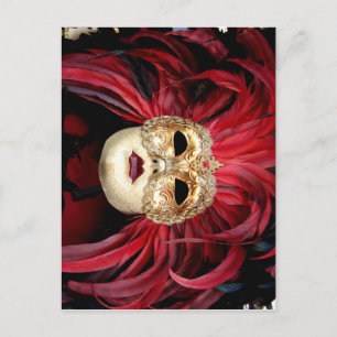 Venetian Mask Postcard